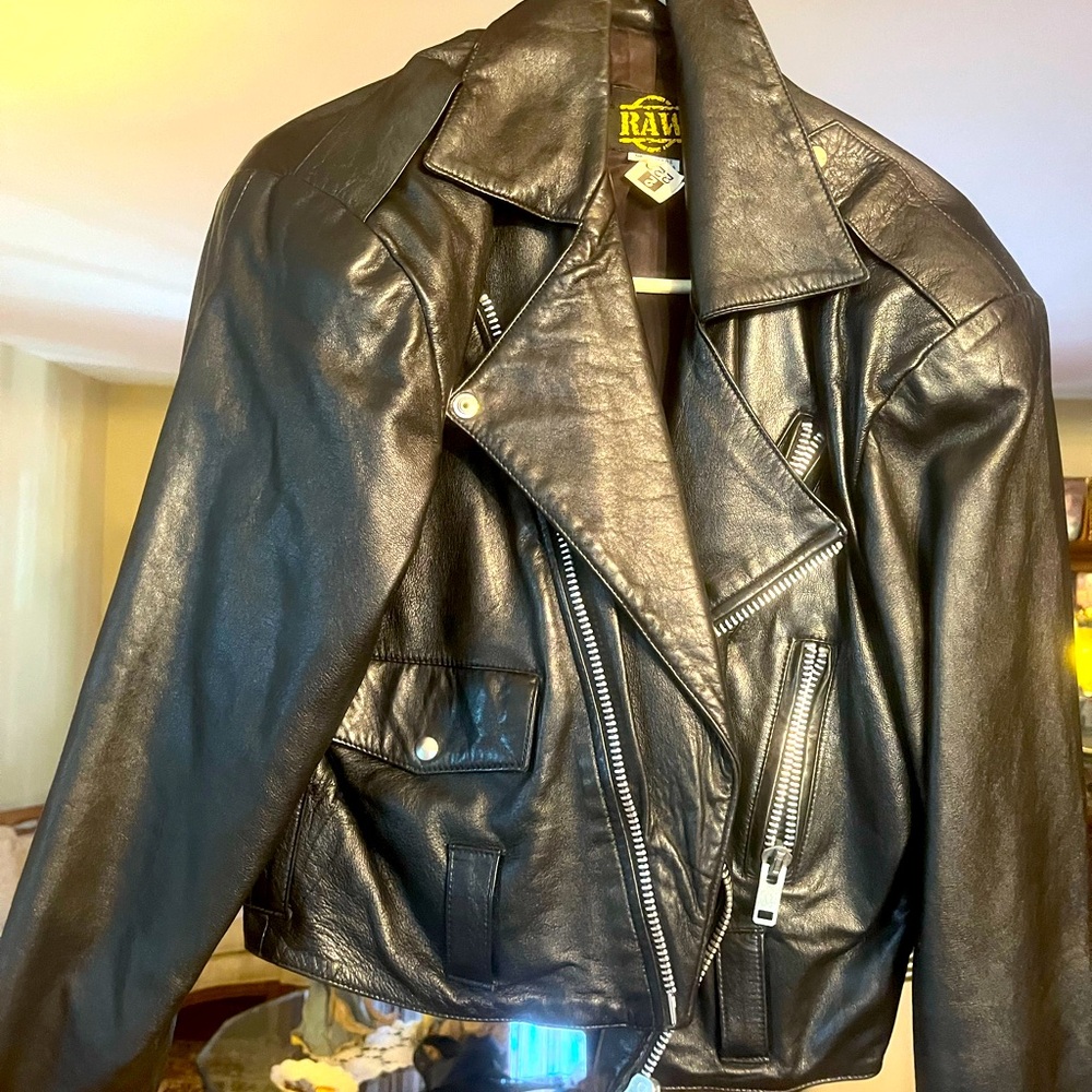 Vintage faux leather jacket